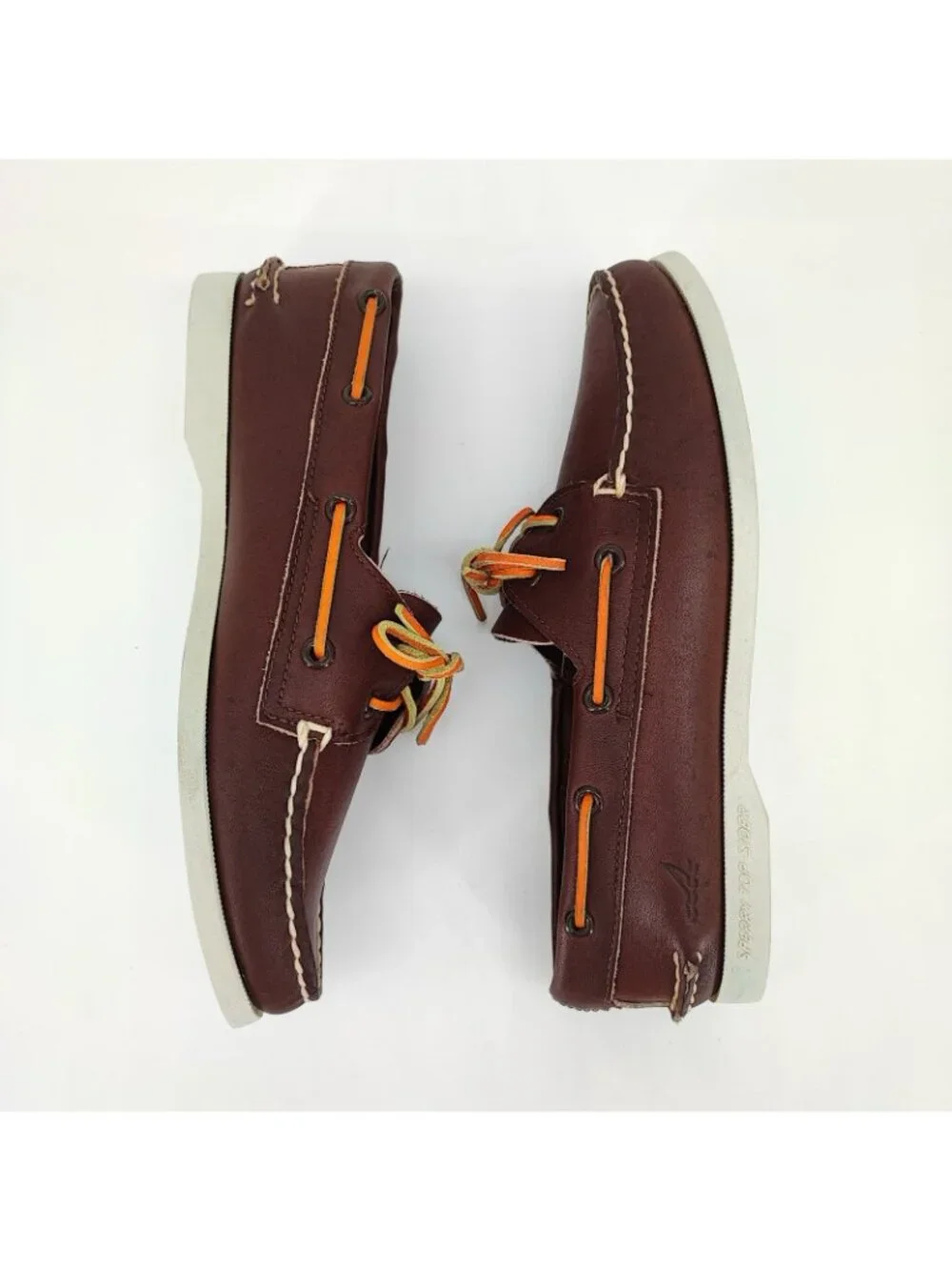 Sperry Authentic Original 2-Eye Men's Size 8.5 Leather Brown Boat Shoe 0197514